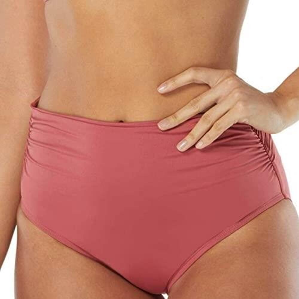 Coco Reef Women's Lava Coral Impulse High-Waist Bikini Bottoms Size S